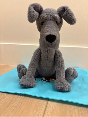 BNWT Jellycat I am Zeus Great Dane in Gray - RETIRED